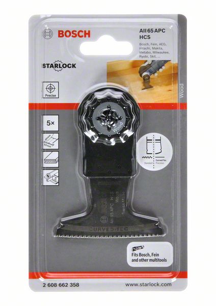 Lama da taglio a tuffo BOSCH AII 65 APC Larghezza 65 mm Profondità di tuffo 40 mm ( 8000346282 )