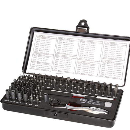 Set di punte meccaniche di precisione WIHA 7000SK65ESD Set di 66 pezzi con punte C4 ( 8000378984 )