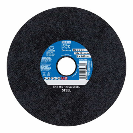 Disco de corte PFERD SG STEEL D150x1,6mm recto (8000435552)