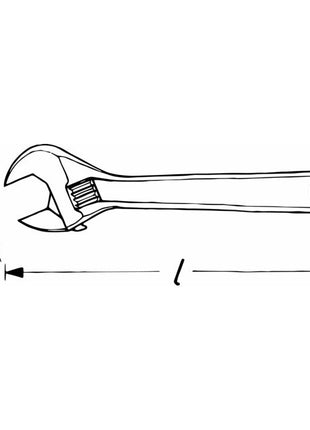 HAZET Clé à molette 279-8 max. 23 mm ( 8000465197 )