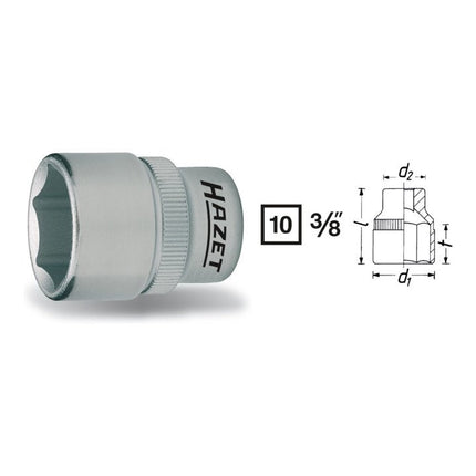 Presa HAZET 880 3/8 ″ esagono ( 8000466463 )