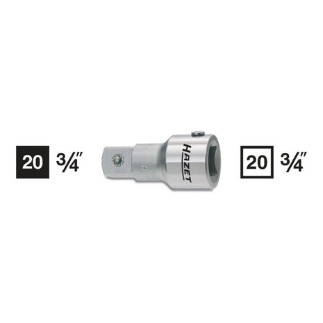 HAZET Verlängerung 1017-3 3/4 ″ Länge 75 mm ( 8000467328 )