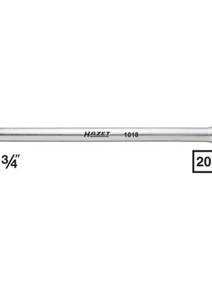 HAZET Verlängerung 1018 3/4 ″ Länge 400 mm ( 8000467330 )