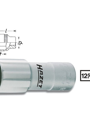 HAZET Steckschlüsseleinsatz 900MGT für Zündkerzen ( 8000468112 )