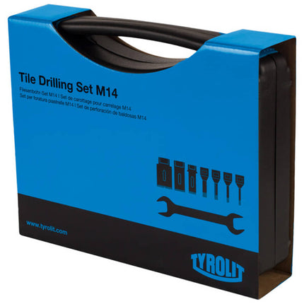 TYROLIT set per foratura piastrelle DDT 8 pezzi Ø 6, 8, 10, 12, 20, 25, 35 mm ( 8000757493 )