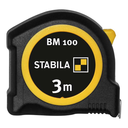 STABILA Taschenrollbandmaß BM 100 Länge 3 m Breite 16 mm mm/mm ( 8000911834 )