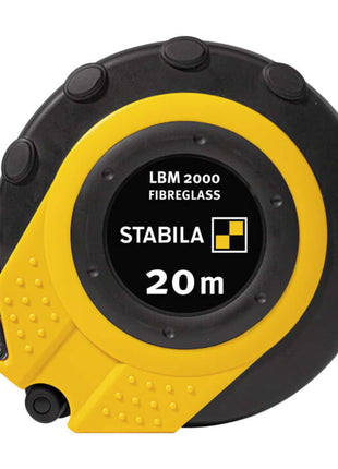 Cinta métrica de cápsulas STABILA LBM 2000 FIBRA DE VIDRIO longitud 20 m ancho de cinta 13 mm (8000911844)