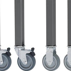 RAU Rollensatz 4 Lenkrollen mit Feststeller ( 9000425490 )