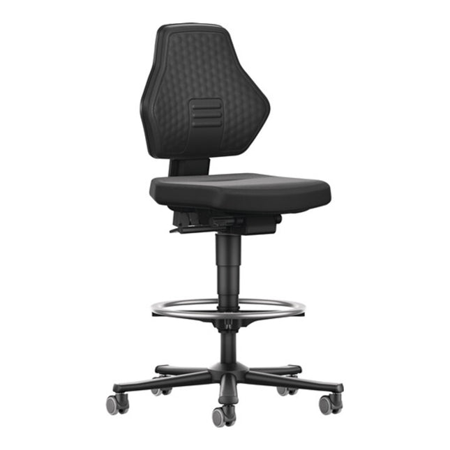 Sedia girevole BIMOS Air Flow con rotelle + anello per i piedi ( 9000454095 )