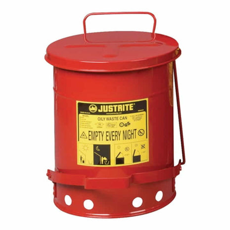 JUSTRITE contenedor recolector de seguridad 20 l chapa de acero (9000466742)