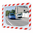 Specchio stradale SPL H400xW600mm in plastica, rosso/bianco ( 9000490206 )