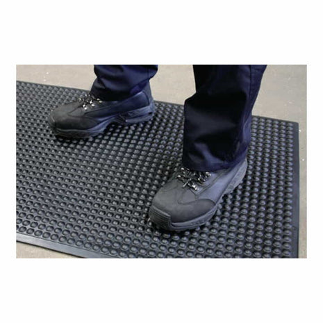 Alfombrilla con acabado para suelo de trabajo COBA L1200xW900xS15mm (9149455477)