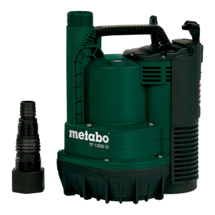 Metabo TP 12000 SI Pompa sommersa per acque chiare 600 W 11700 l/h 9 m ( 0251200009 )