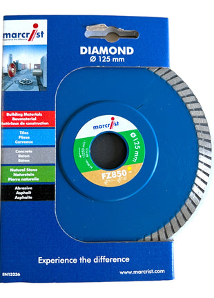 Marcrist FZ850 Outdoor disque céramique diamant 125 x 22,2 mm ( 1843.0125.22 )