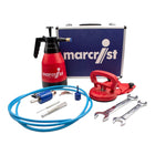 Marcrist PG850-Starter Fliesenleger Set mit PG850 Fliesenbohrkrone 6 mm + Wasserdruckflasche + Universal-Anbohrhilfe ( 490.001.004 ) + Koffer