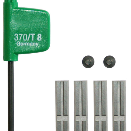 Festool HW-WP 25x5,5x1,1 (4x) Wendeplatten-Set ( 491387 ) für Fräser 491079