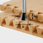 Festool HW S8 D14,3/16/10° Grat-/Zinkenfräser ( 491164 ) für OF 900, OF 1000, OF 1010, OF 1010 R, OF 1400