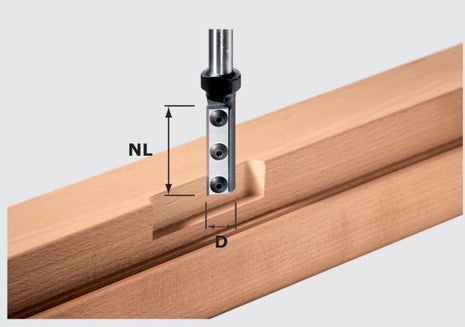 Insertos de corte Festool HW S12 D16/50 WP (497454) para OF 1400, OF 2200