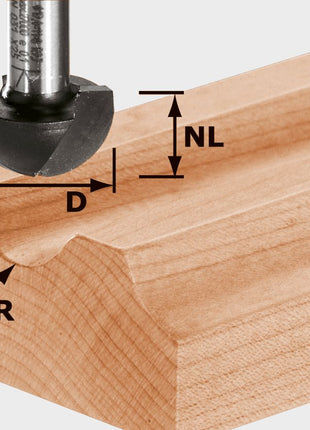 Fresadora de ranuras Festool HW S8 R9.7 (490986) para OF 900, OF 1000, OF 1010, OF 1010 R, OF 1400, OF 2000, OF 2200