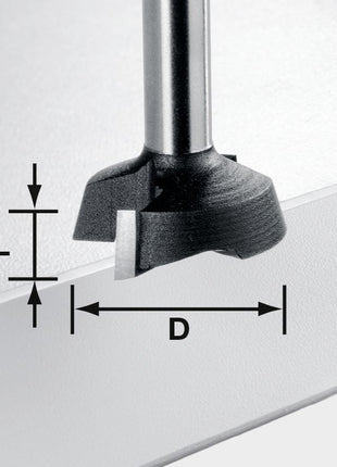 Festool S8 HW MFK Planfräser ( 500368 ) für Modulkantenfräse MFK 700 EQ/B-Plus