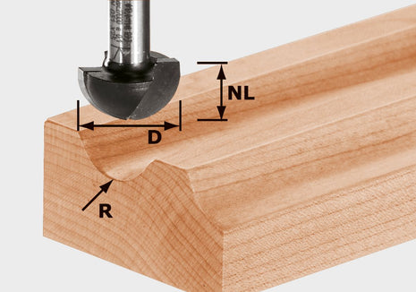 Fresadora de ranuras Festool HW S12 D30/20/R15 (491104) para OF 1400, OF 2000, OF 2200