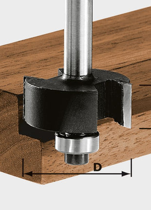 Festool HW S8 D31.7/NL 12.7 cortador de renvalso (491022) para OF 900, OF 1000, OF 1010, OF 1010 R, OF 1400, OF 2000, OF 2200