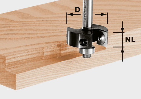 Insertos de fresa de renvalso Festool HW S8 D38/12 (491085) para OF 900, OF 1000, OF 1010, OF 1010 R, OF 1400, OF 2000, OF 2200