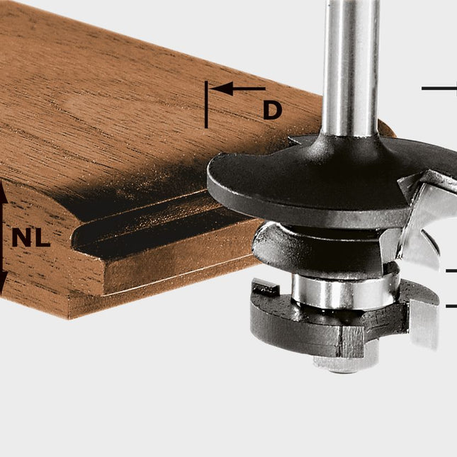 Festool HW S8 D43/21 A/KL Konterprofilfräser Feder ( 491130 )