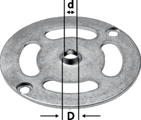 Anillo copiador Festool KR D8.5/OF 1010/VS 600 (490772) para OF 900, OF 1000, OF 1010, OF 1010 R