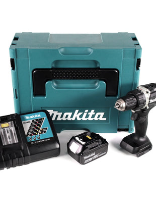 Makita DDF 484 RG1JB 18 V Li-Ion Akku Bohrschrauber Sonderausgabe schwarz im MAKPAC + 1x BL 1860 6,0 Ah Akku + Schnellladegerät - Toolbrothers