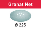 Festool STF D225 P100 GR NET/25 malla abrasiva Granate Net (203313) para lijadoras de cuello largo PLANEX LHS 2 225 EQ(I), PLANEX 225 EQ, PLANEX LHS-E 225 easy, PLANEX LHS 2-M 225 EQ