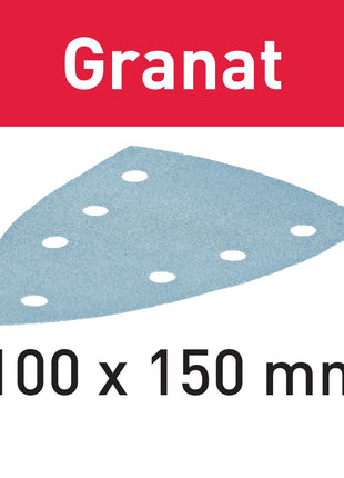 Festool STF DELTA/7 P150 GR/100 feuille abrasive grenat (497139) pour DTS 400, DTSC 400, DS 400