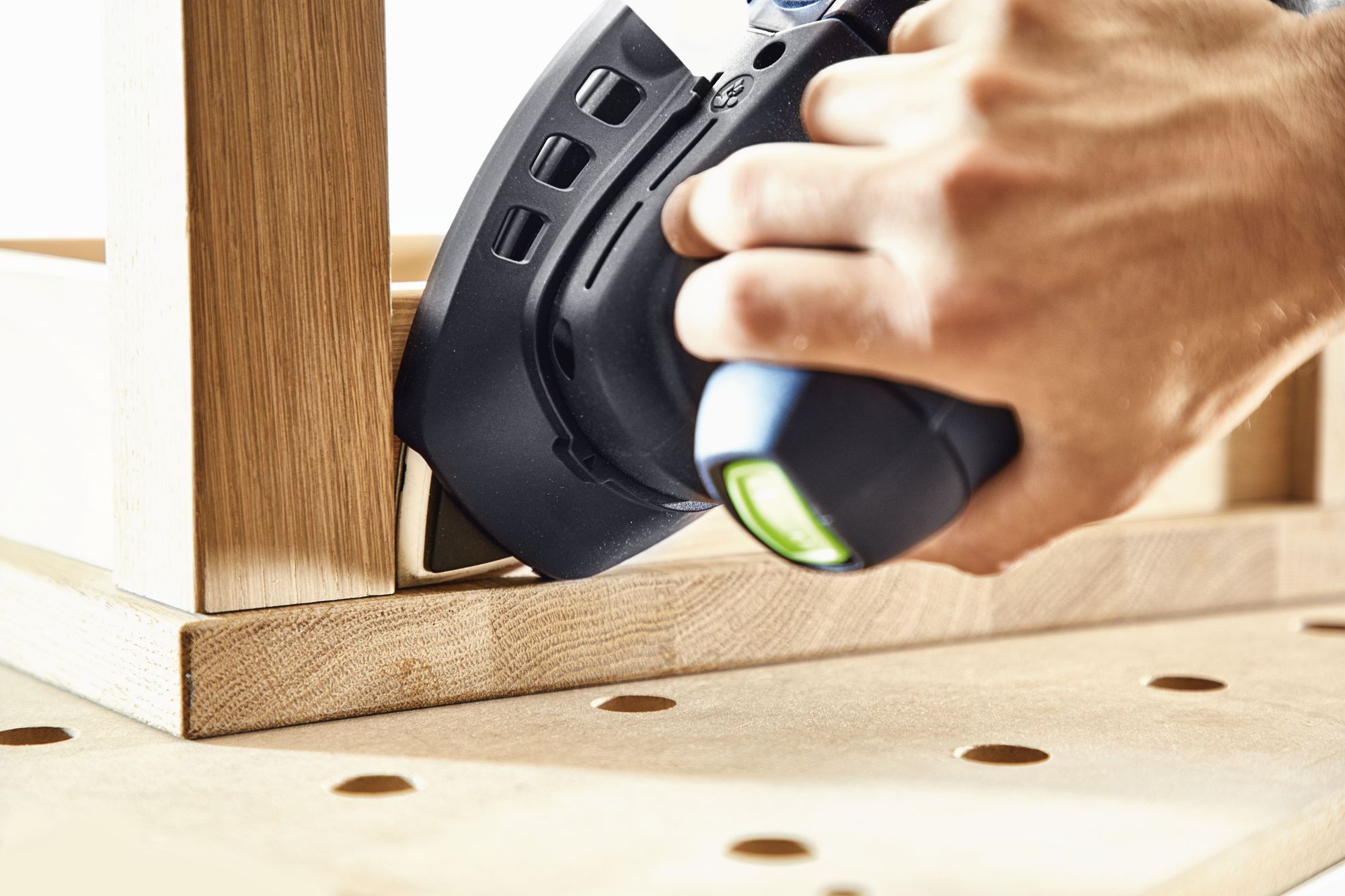 Festool STF DELTA 9 P180 GR 100 Schleifblatt Granat 577548 fuer DTS 400 DTSC 400 DS 400 4 - toolbrothers