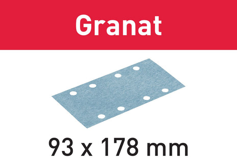 Festool STF 93X178 P240 GR/100 bandes abrasives grenat (498940) pour RS 300, RS 3, LRS 93