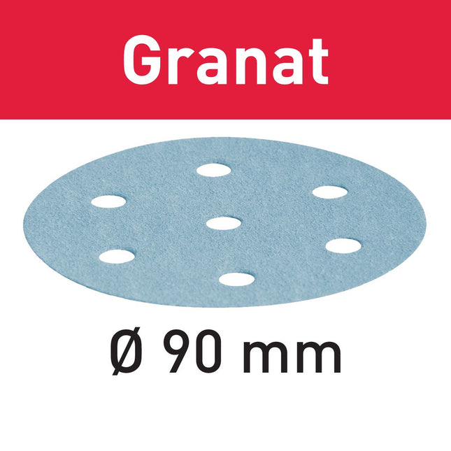 Festool STF D90/6 P500 GR/100 Schleifscheibe Granat ( 498326 ) für RO 90 DX
