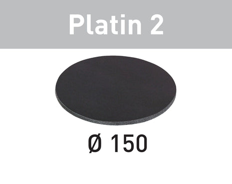 Disco abrasivo Festool STF D150/0 S2000 PL2/15 Platinum 2 (492371) para RO 150, ES 150, ETS 150, ETS EC 150, LEX 150, WTS 150, HSK-D 150