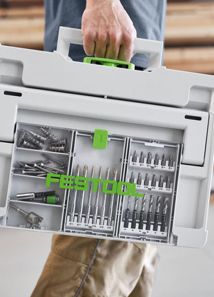 Festool BKS SYS3 100mm CE Bitkassette ( 577399 ) für Festool Akku-Bohrschrauber und Akku-Schlagbohrschrauber mit FastFix Aufnahme und Werkzeugfutter WH-CE CENTROTEC