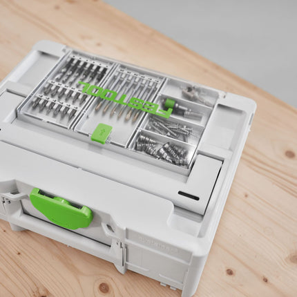 Festool BKS SYS3 100mm CE Bitkassette ( 577399 ) für Festool Akku-Bohrschrauber und Akku-Schlagbohrschrauber mit FastFix Aufnahme und Werkzeugfutter WH-CE CENTROTEC