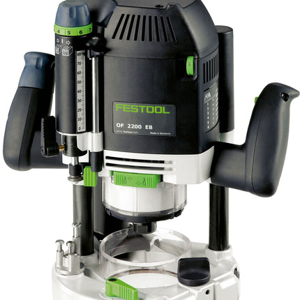 Festool OF 2200 EB-Set Oberfräse 2200 W 6 - 12,7 mm + Zubehör Set + Systainer ( 576220 )