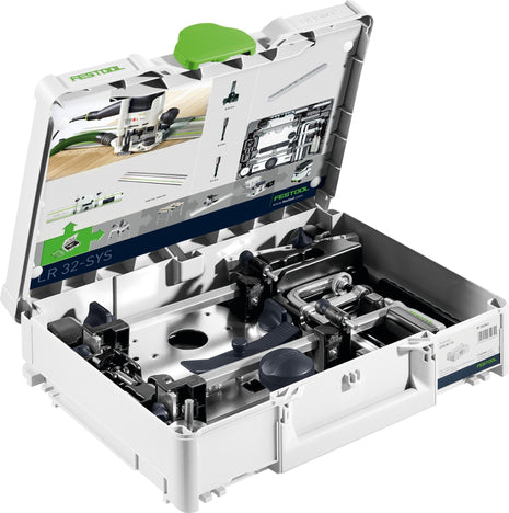 Juego de taladrado en hileras de orificios Festool LR 32-SYS (576799) para OF 900, OF 1000, OF 1010, OF 1010 R, OF 1400 en el sistema de hileras de 32 orificios FS-LR