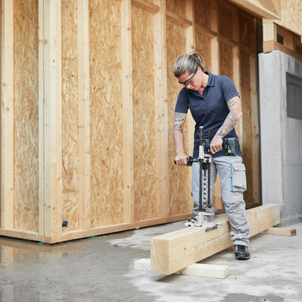 Festool GD 320 Zimmerei-Bohrständer ( 768768 ) für TPC 18/4, TDC 18/4, DRC 18/4, PDC 18/4, DR 18/4 E, PD 20/4 E, DRP 16 ET, DRP 18-4 DEC, PDP 20-4 DEC, DR 20 E