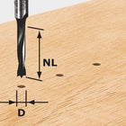 Festool HW S8 D5/30 Z Dübelbohrer ( 491066 ) für OF 900, OF 1000, OF 1010, OF 1010 R, OF 1400