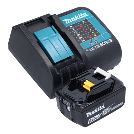 Makita DML 812 SG1 lampada a mano a batteria 18 V 1250 lm LED verde oliva avventura outdoor edizione speciale + 1x batteria ricaricabile 6,0 Ah + caricabatteria