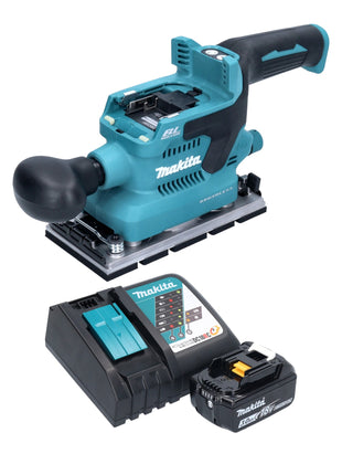 Makita DBO 380 RF1 Akku Schwingschleifer 18 V 93 x 185 mm Brushless + 1x Akku 3,0 Ah + Ladegerät