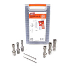 FEIN Best of Kernbohrer QuickIN Zubehörset 8 tlg. im Koffer ( 63127086040 ) - Toolbrothers