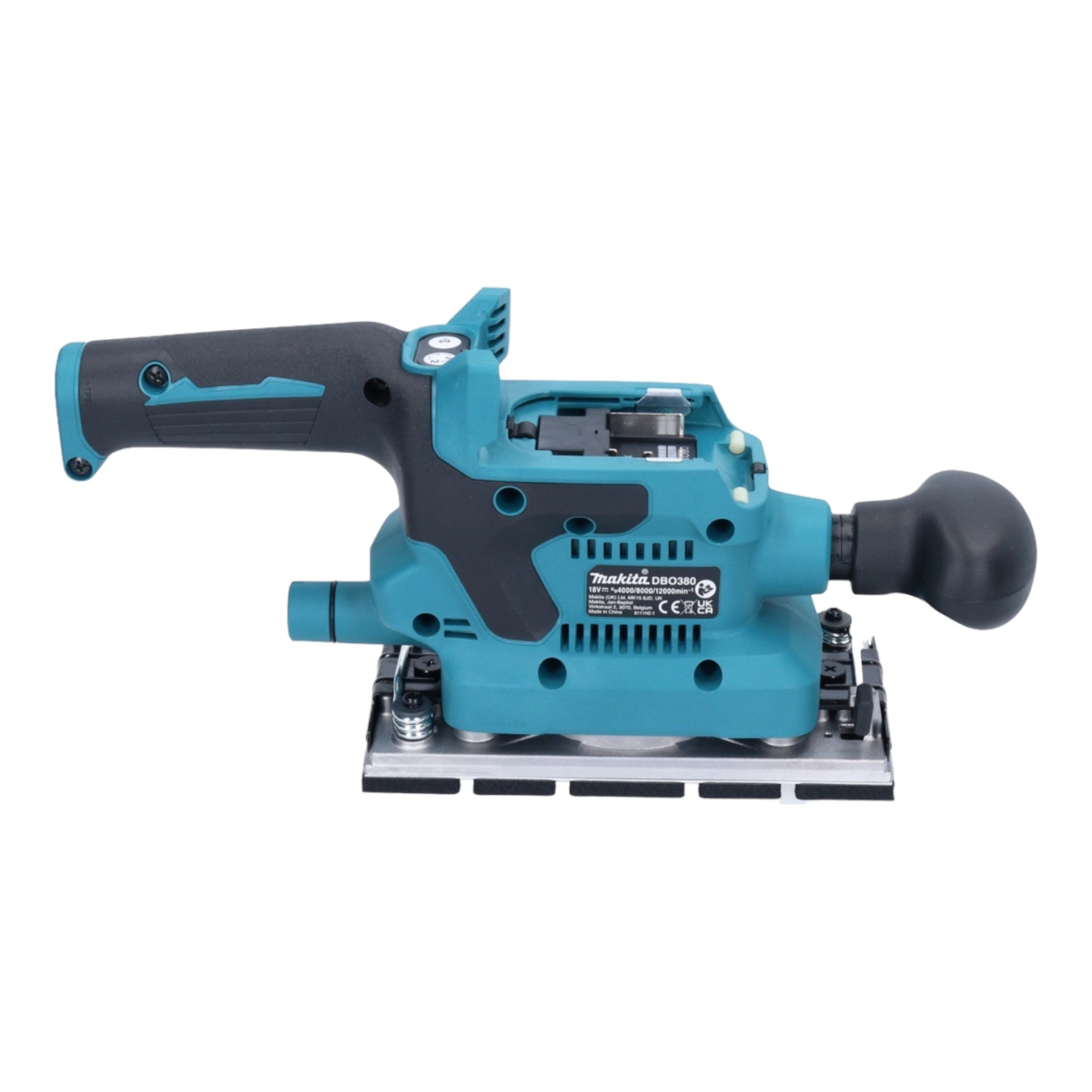 Makita DBO 380 M1 Akku Schwingschleifer 18 V 93 x 185 mm Brushless 1x Akku 4 0 Ah ohne Ladegeraet 4 - toolbrothers