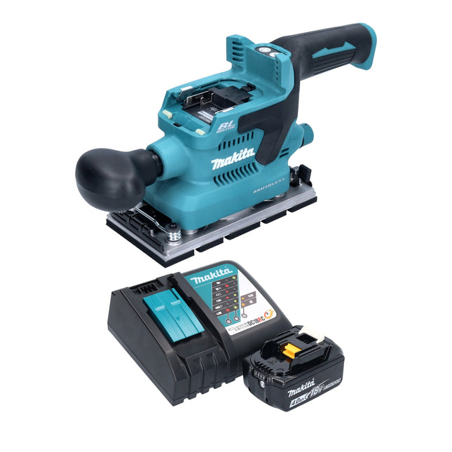 Levigatrice orbitale a batteria Makita DBO 380 RM1 18 V 93 x 185 mm brushless + 1x batteria ricaricabile 4,0 Ah + caricabatterie