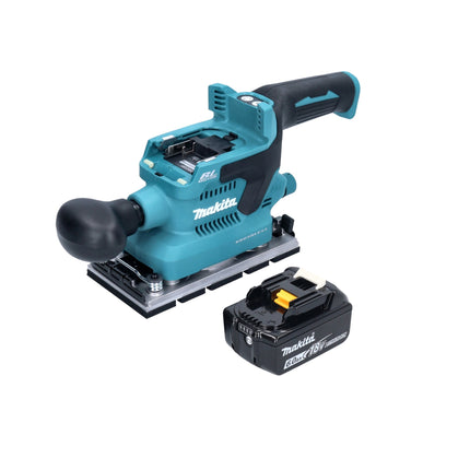 Levigatrice orbitale a batteria Makita DBO 380 G1 18 V 93 x 185 mm brushless + 1x batteria ricaricabile 6,0 Ah - senza caricabatterie