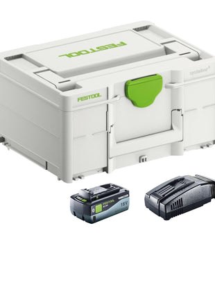 Festool SYS 18V 1x8,0/SCA16 energy set 1x batterie 18 V 8,0 Ah ( 577323 ) + chargeur ( 576953 ) + systainer