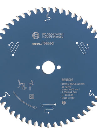 Bosch Expert for Wood Kreissägeblatt 190 x 20 x 2,6 mm 56 Zähne für Holz ( 2608644046 )